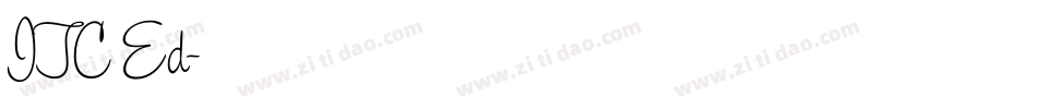 ITC Ed字体转换